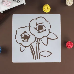 Wholesale PET Plastic Wall Decor Stencil Set Painting Stencils Embossing Tool