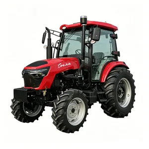 Hot Sale Farm Tractor 50HP 60HP 70HP Shijia Agricultural Machine Tractor for Farming Best Quality 4X4 Wheel Tractor