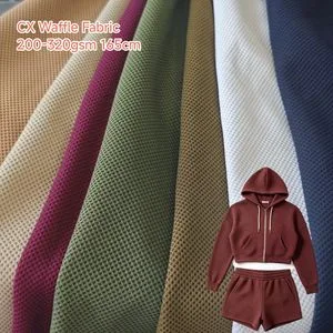 Factory Custom-Made Waffle Knitting Casual Sportswear Fabric