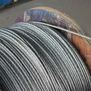 ASTM A475 1X7 Ehs 1/ 4  Гальванизированный стальной кабель