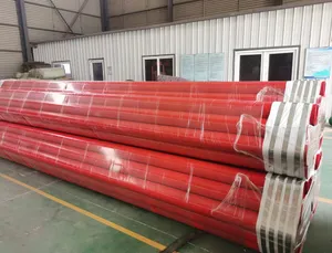 Factory Direct Sales Q235 Fire Water Supply Pipe Galvanized Steel Pipe Plastic Coated Pipe
