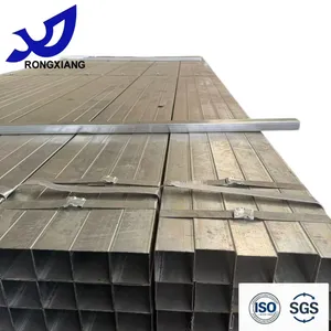 Hot Dipped Galvanized Rectangular Square Round Tube Section Cold Rolled Material Mild Steel Pipe for Construction