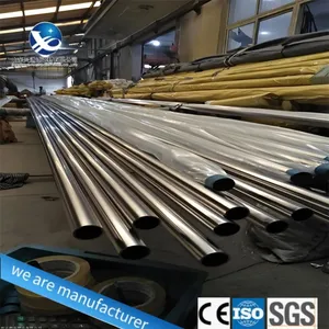 Stainless Steel Pipe Fitting Round Bright Surface 304 Stainless Steel Pipe