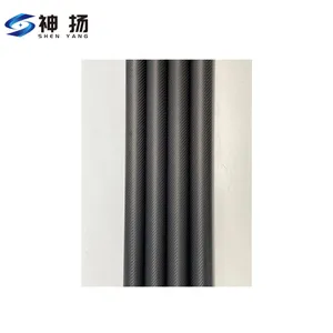 3K High Strength Cfrp Tubing with Custom Size China Factory Carbon Fibre Tube Carbon Fibre Pipe