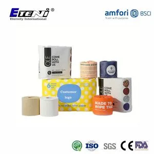 OEM/ODM Factory Eco-Friendly Customizable 2ply/3ply Hot Selling Premium Quality Individual Wrapped 100% Bamboo Bathroom Toilet Tissue Paper