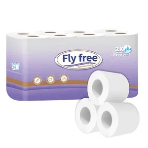 Custom Printed Logo Toilet Paper Virgin Wood Pulp 3 Ply Household Bathroom Tissue OEM Manufacturer