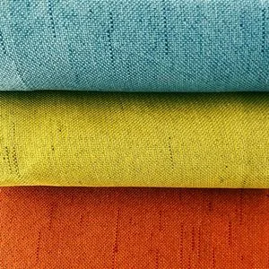 Linen Looks Blackout Curtain Fabric