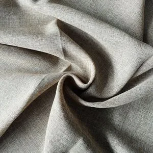 Linen Looks 2 Tones Linen Curtain Fabric