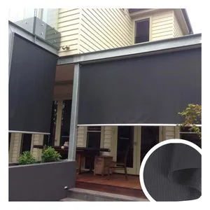 High Quality Mesh Curtain Fabric Sunshade Curtain Sunscreen Blinds