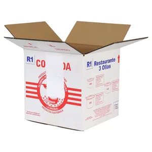 Large Printed White Kraft Single Double Triple Wall Corrugated Cardboard Automatic Manual Hands Packed Moving Shipping Delivery Packing Packaging Carton Box