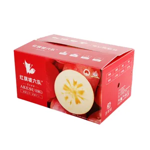 Printing Shipping Packaging PP Corrugated Cardboard Banana Apple Fruit Packing Carton Box
