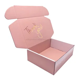 Custom Collapsible Flat Corrugated Cardboard Paper Packaging Shipping Packing Mailer Package Christmas Gift Carton Box for Jewelry Perfume Food Pizza Chocolate