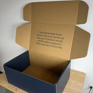 Recyclable Custom Printed Cardboard Clothes Packaging Paper Box Wax Box Waxed Box Seafood Packing Frozen Meat Packing Self-Locking Box