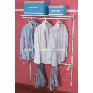 Wall Mounted Metal Wire Storage Holder Clothes Shoes Hanging Rack Organizer (LJ1018)