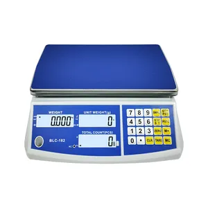 Industrial Grade Electronic Counting Scale with 6V Rechargeable Battery Power