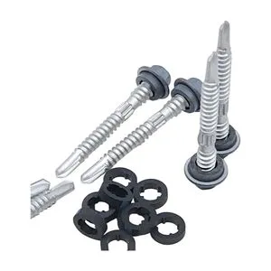 #14X48 Dacromet Hex Grey Coated Head Self Drilling Roofing Sems Screw with EPDM Washer