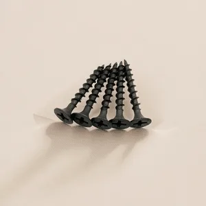 Heavy-Duty Black Phosphated Coarse Thread Drywall Tapping Screws for Builders