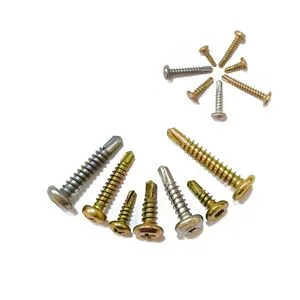 Customization Wholesale Carbon Steel Stainless Steel Flat Pan Head Self Drilling Screws