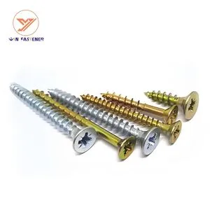 Strong DIN7505 Chipboard Screws for Secure Wood Connections