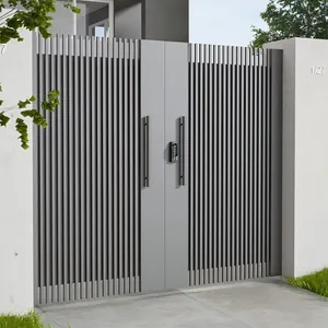 Modern Designs Garden Entrance Main Slide Doorshouse Outdoor Automatic Driveway Aluminum Entry Sliding Gate
