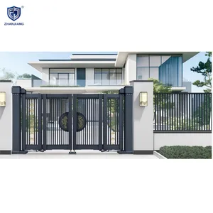 Access Automatic Bi-Folding Electric Swing Sliding Aluminum Alloy Folding Industrial Gate