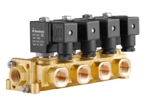 Manifold Type Series 2/2-Way Direct Acting Water Air Brass Solenoid Valve (SLE)