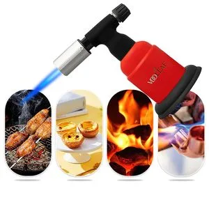 Refillable Gas Butane Blow Torch Fire Lighter Food Cook Baking Culinary Solder