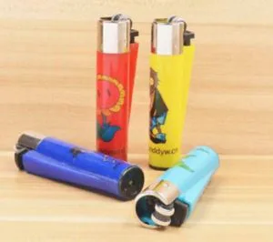 Triple Flame Windproof Gas Smoking Strong Gift Lighter
