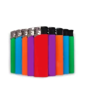 5 Color Assorted Refillable Gas Lighter Set Cigarette & Kitchen Use CE FCL