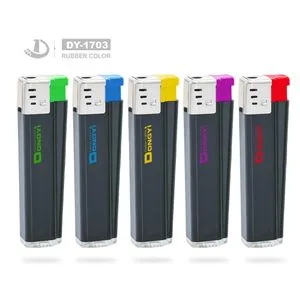 Manufactures Encendedores Five Colors Briquet Plastic Lighter with Disposable Refillable