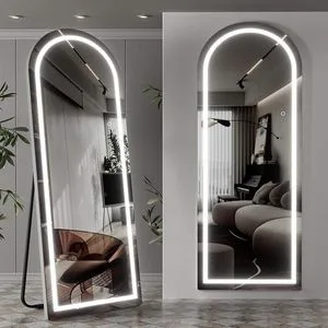 Zero-Glare Eye-Care Illumination LED Floor Mirror