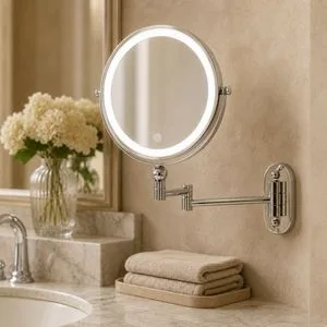 Home Decoration Smart Home Decor Bathroom Vanity Wall Mounted Makeup LED Mirror with LED Strip