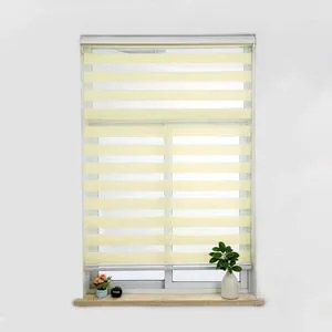 Precise Positioning OEM/ODM Custom Zebra Sunscreen Roller Shades for Guesthouse