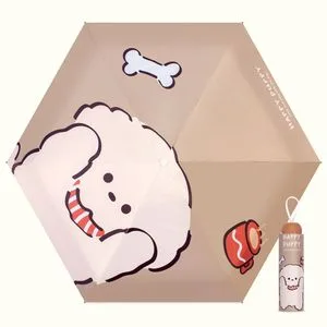 Cartoon-Themed Foldable Sunshade Umbrella.