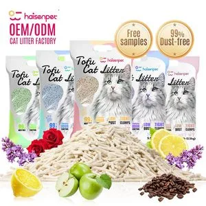 Free Samples Arena PARA Gatos Odor Control Coffee Lemon Lavender Clumping Tofu Cat Litter