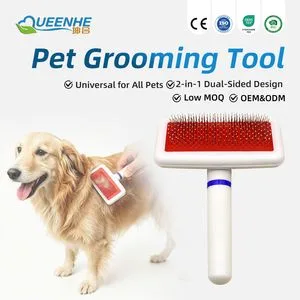 Premium Pet Grooming Brush for Dogs and Cats - Effortless Shedding Control