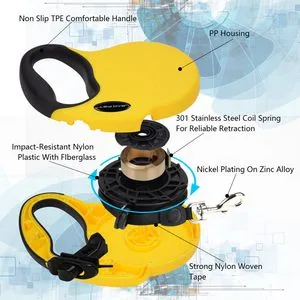 Pet Accseeories Dog Products for Walking Neon Retractable Dog Leashes